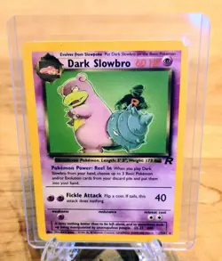 Dark Slowbro 29/82 Team Rocket Unlimited Non Holo Rare Pokemon Card NM - Image 3