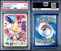 Pokemon TCG Pikachu 160/159 Crown Zenith Secret Rare Holo PSA 9 - Image 1
