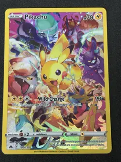 Pokemon TCG Pikachu 160/159 Crown Zenith Secret Rare Holo Mint Condition - Image 3