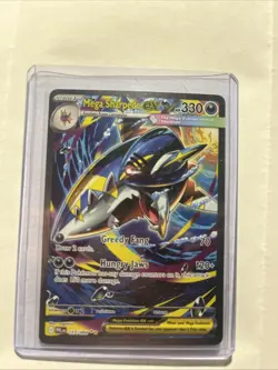 Mega Sharpedo ex 127/094 Special Illustration SIR Pokemon Phantasmal Flames - Image 1