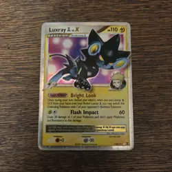 Pokemon Luxray GL Lv.X 109/111 Rising Rivals Ultra Rare Holo Level Up Card - Image 1
