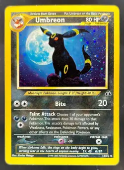 2001 Pokemon Neo Discovery Umbreon Holo #13/75 - Image 1