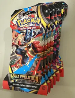 New Pokemon TCG: Mega Evolutions x10 Sleeved Booster Packs - Image 1