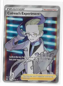 Colress's Experiment 190/196 Pokemon TCG Lost Origin Ultra Rare Full Art Holo NM - Image 1