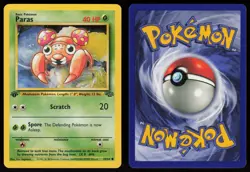 Paras 59/64 Common Jungle 1st Edition Pokemon - Image 3