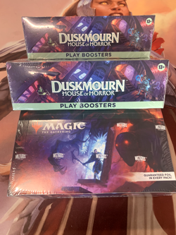 3x Duskmourn House of Horror MTG Play Booster Box 36 Packs Fantasy Collectible - Image 1