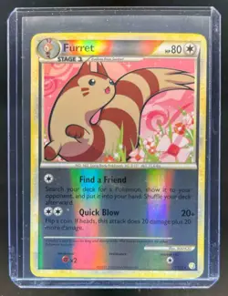 2010 Pokemon HeartGold & SoulSilver Furret Reverse Holo #21/123 - Image 1