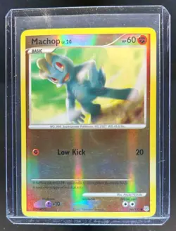 2007 Pokemon Diamond & Pearl Machop Reverse Holo #86/130 - Image 1