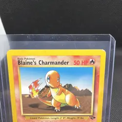 Pokemon TCG Blaine's Charmander Gym Challenge 60/132 Common LP - Image 2