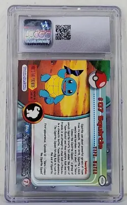 CGC 8.5 Squirtle #7 1999 Pokemon Topps 1st Print Series 1 Card Graded Nm/Mint+ - Image 4