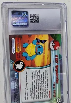 CGC 8.5 Squirtle #7 1999 Pokemon Topps 1st Print Series 1 Card Graded Nm/Mint+ - Image 5