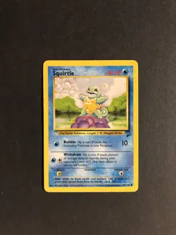 Pokemon Squirtle 2nd Base Set 93/130 - Image 1