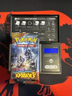 22.38g HEAVY - Pokemon TCG S&V Surging Sparks Booster Pack Sealed / Semi GoDU - Image 1