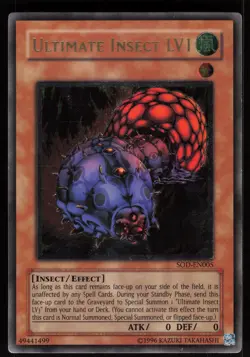 Ultimate Insect LV1 SOD-EN005 Ultimate Rare Soul of the Duelist Yu-Gi-Oh - Image 1
