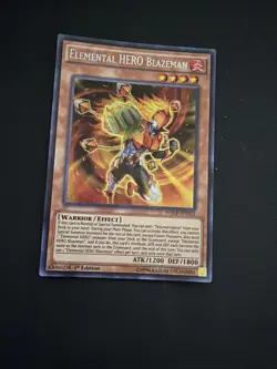 Elemental HERO Blazeman WSUP-EN032 World Superstars 1st Edition - Image 1
