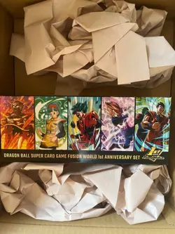 Dragon Ball Super Card Game Fusion World 1st Anniversary Set Bandai Expedited - Image 2
