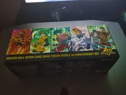 DRAGON BALL SUPER CARD GAME FUSION WORLD 1ST ANNIVERSARY SET BRAND NEW (ENGLISH) - Image 1