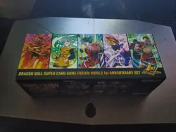 DRAGON BALL SUPER CARD GAME FUSION WORLD 1ST ANNIVERSARY SET BRAND NEW (ENGLISH) - Image 5