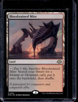 2024 Magic MTG Modern Horizons 3 Bloodstained Mire #0216 - Image 1