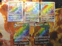 Pokemon TCG Rainbow VMAX 5 Card Lot Secret Rare NM/M🔥🔥🔥 - Image 1