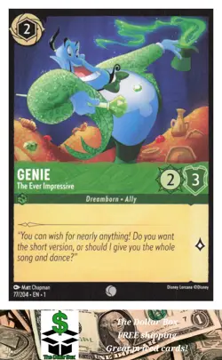 The First Chapter #77/204 Genie - Disney Lorcana - Image 1