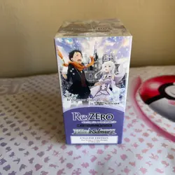 Weiss Schwarz Re:ZERO Booster Box Memory Snow English Factory Sealed NEW - Image 1