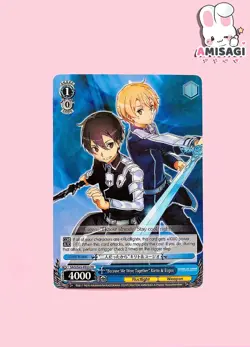 Weiss Schwarz - Sword Art Online Kirito & Eugeo SAO/S65-PE03 PROMO Karte Manga - Image 1