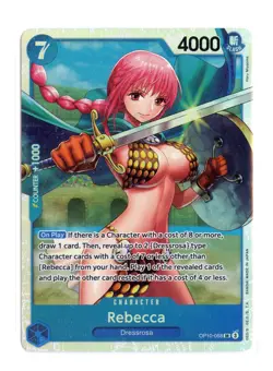 Rebecca OP10-058 SR One Piece Royal Blood Card - Image 1