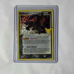 Umbreon Gold Star 17/17 Pokemon TCG Celebrations Classic Collection NM - Image 1