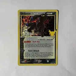 Umbreon Gold Star 17/17 Pokemon TCG Celebrations Classic Collection NM - Image 3