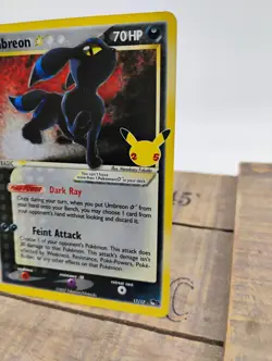Pokemon TCG Umbreon Gold Star 17/17 Celebrations Classic Collection Holo Rare NM - Image 2