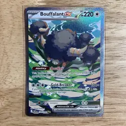 Bouffalant ex 170/086 Sv: White Flare SIR Full Art Holo - Pokemon TCG 2025 - Image 1