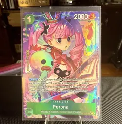 One Piece - x4 Perona (OP12-03) Legacy of the Master (Foil Alt Art & x3 Reg. SR) - Image 3