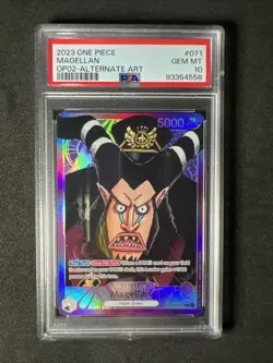 2023 Magellan Leader Alt Art OP02-071 Paramount War One Piece PSA 10 - Image 1
