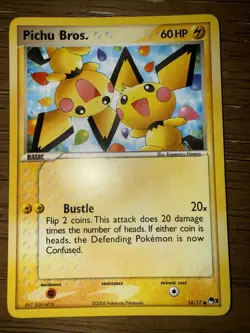2006 Pokemon TCG Pichu Bros 16/17 Series 3 LP - Image 1