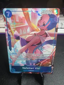 Nefeltari Vivi (Alternate Art) EB04-025 The Azure Sea's Seven Foil Near Mint - Image 1