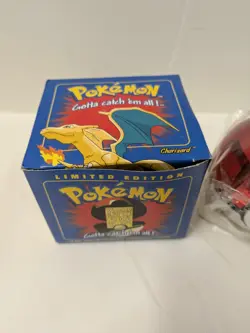1999 Burger King Pokemon Charizard Pokeball Sealed 23K Gold Plated Trading Card - Image 2