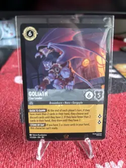 Disney Lorcana Whispers In The Well GOLIATH Clan Leader Legendary 173/204 - Image 1