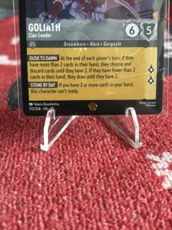 Disney Lorcana Whispers In The Well GOLIATH Clan Leader Legendary 173/204 - Image 3