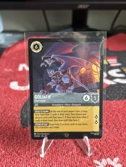 Disney Lorcana Whispers In The Well GOLIATH Clan Leader Legendary 173/204 - Image 4