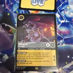 Disney Lorcana TCG Goliath- Clan Leader- Legendary- Whispers In The Well 173/204 - Image 3