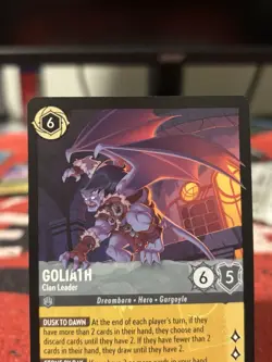 Goliath - Clan Leader 173/204 Whispers in the Well Legendary Disney Lorcana - Image 2