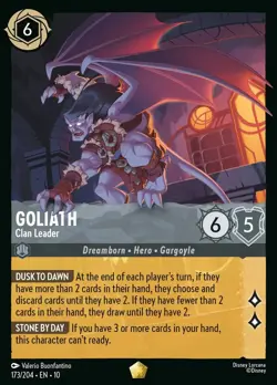 Disney Lorcana Whispers in the Well- Goliath Clan Leader 173/204 Legendary - Image 1