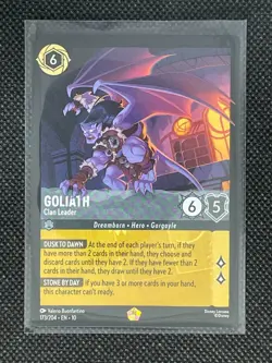 Goliath - Clan Leader 173/204 Disney Lorcana Whispers in the Well LEGENDARY - Image 1
