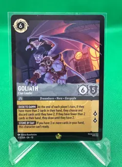 Disney Lorcana Whispers in the Well- Goliath Clan Leader 173/204 Legendary - Image 1