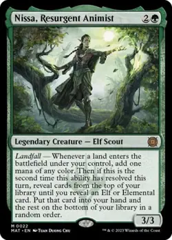 MTG English Nissa, Resurgent Animist NM Normal - Image 1