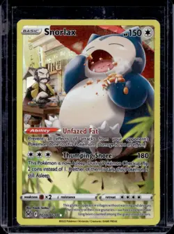 2022 Pokemon SWSH Lost Origin Snorlax Trainer Gallery #TG10/TG30 - Image 1