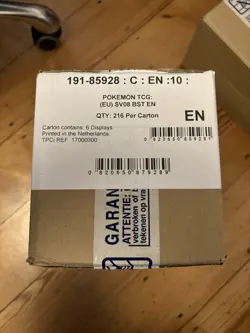 Pokemon TCG Surging Sparks Booster Box Case of 6 New and Sealed - Image 3