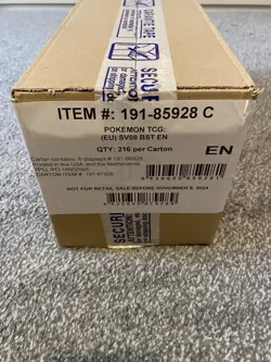Pokemon TCG Surging Sparks Booster Box Sealed Case (6x Booster Boxes) Sealed . - Image 3