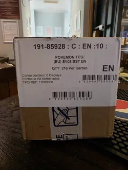 Pokemon TCG Surging Sparks Booster Box Sealed Case (6x Booster Boxes) Sealed - Image 1